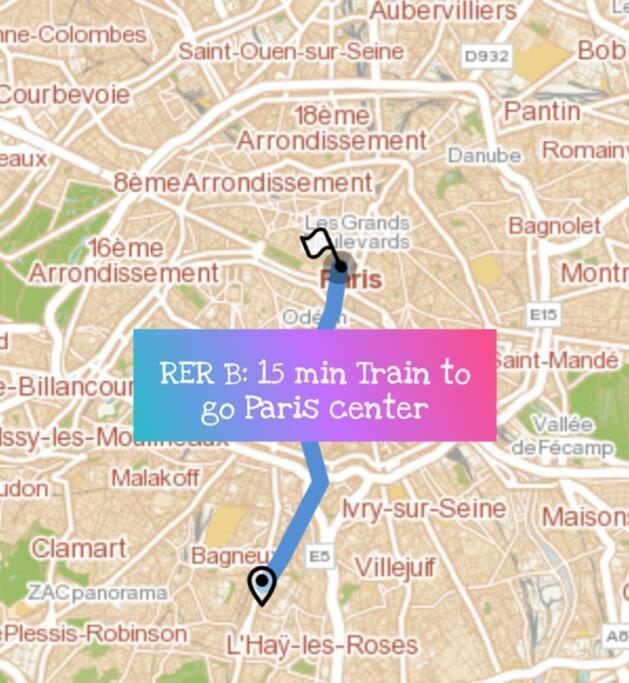 "Spacieux Et Lumineux" Proche Paris Cachan Eksteriør billede
